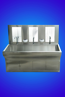 手術(shù)室不銹鋼水池（3人）